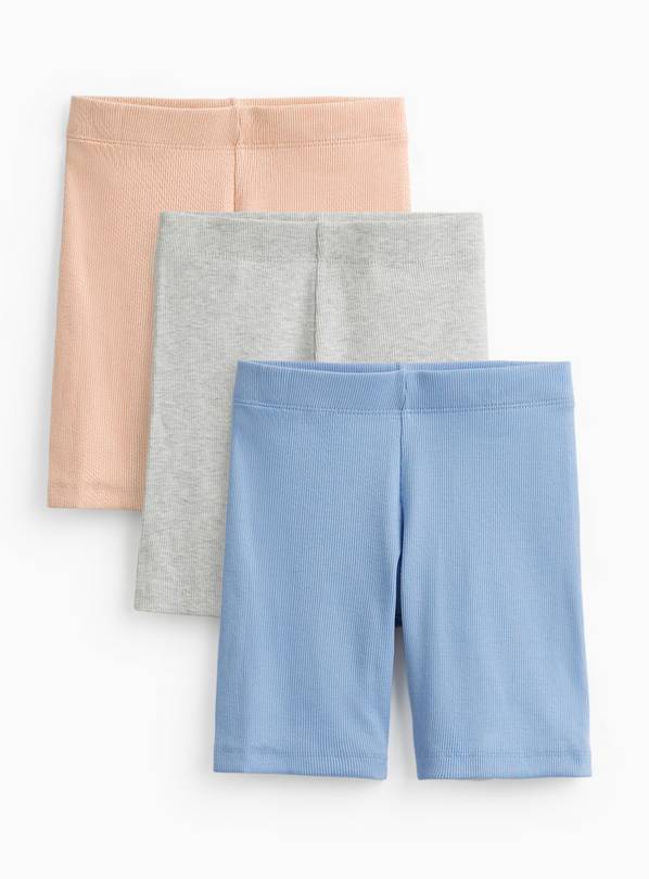 Blue & Pink Cycle Shorts 3 Pack 13 years